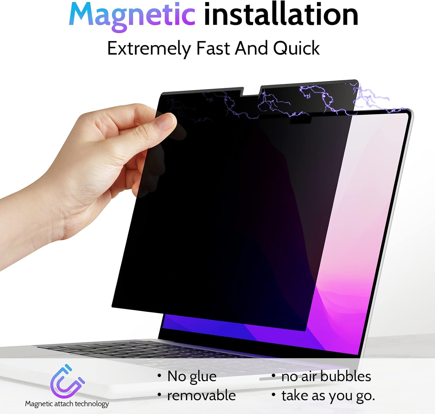 MacBook Magnetic Privacy Screen
